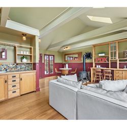 Mission style Desk and Entertainment Center