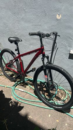 Red Motobecane bicycle
