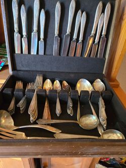 Plated silver set $25