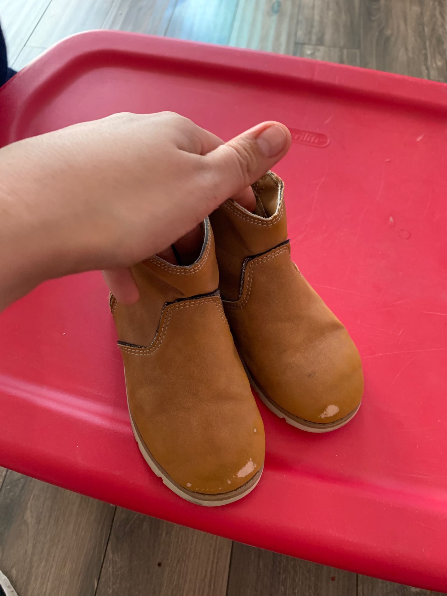 Oshkosk toddler girl zip up boots (size10