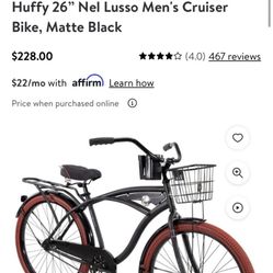 Beach Cruiser Bike 