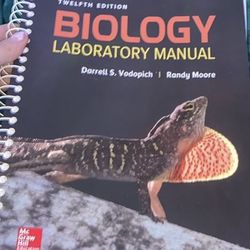 Biology Laboratory  Manual 12th Edition