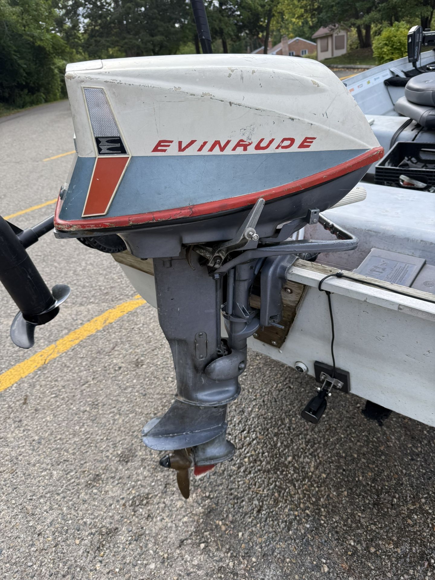 10hp Evinrude Outboard Engine