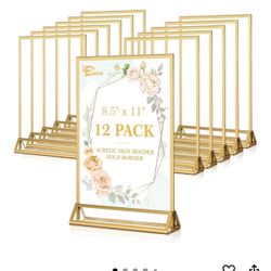 6 Table Top Sign Holder New $10