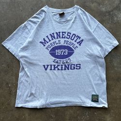 (XL) 00s Minnesota Purple People Eaters Vikings Nutmeg Mills Tee