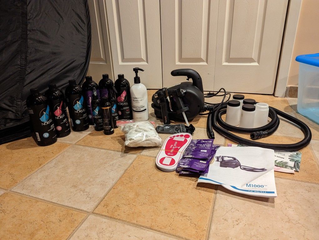 Spray Tan Air Brush Portable Machine Kit
