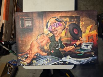 Artwork titled "DJ Frank" and was created by artist Adam Perez.
48x32 inches