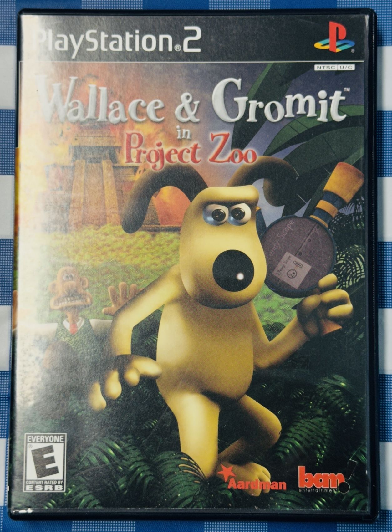Wallace & Gromit in Project Zoo (PlayStation 2, 2003) With Manual/Case!