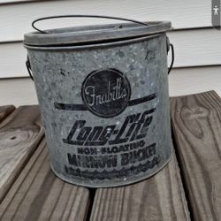 Vintage Minnow Bucket 