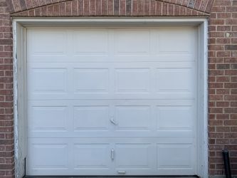 Garage door.