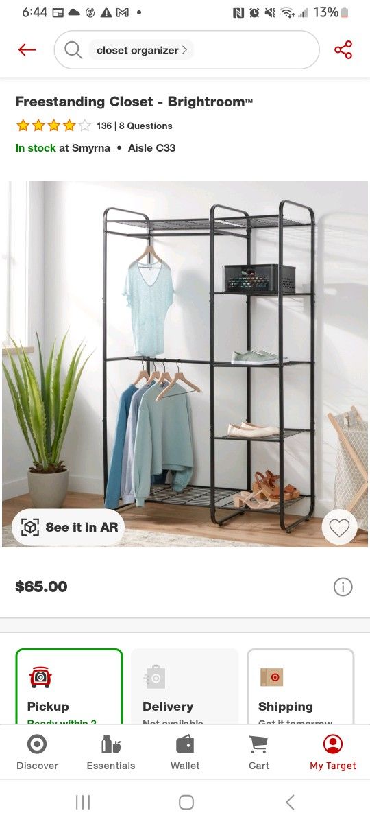Freestanding Metal Closet NEW
