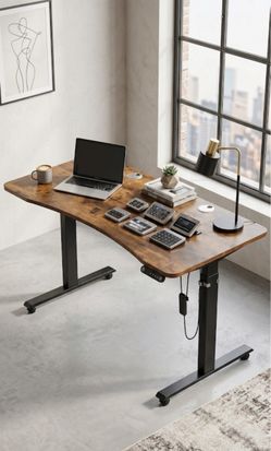 Electric Height-Adjustable Standing Desk 47 inch