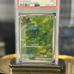 2023 Bulbasaur Scarlet & Violet 151 EN 166/165 PSA 9