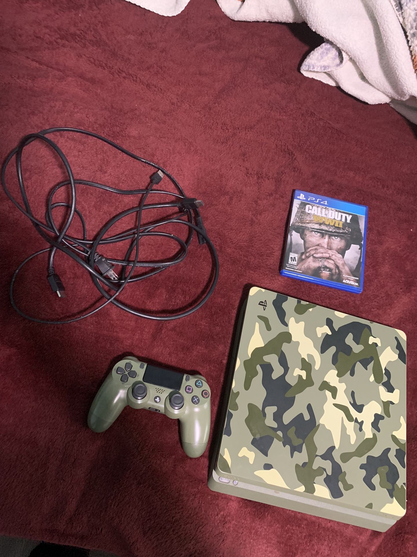 PS4 WW2 Camo Limited Edition( Price Is Negotiable)