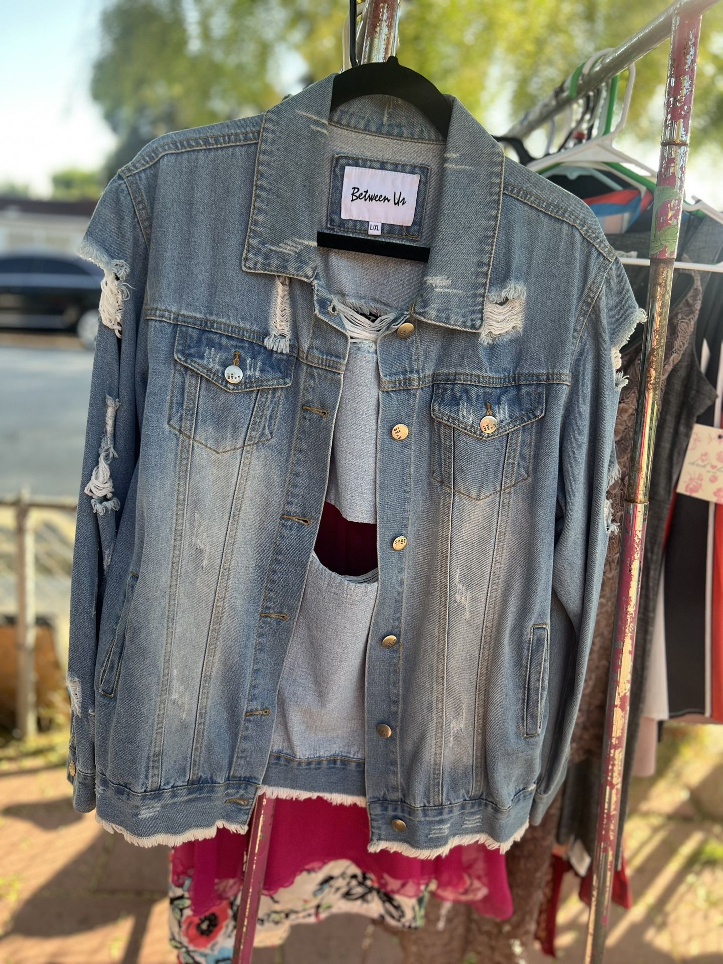Ripped Denim Jacket