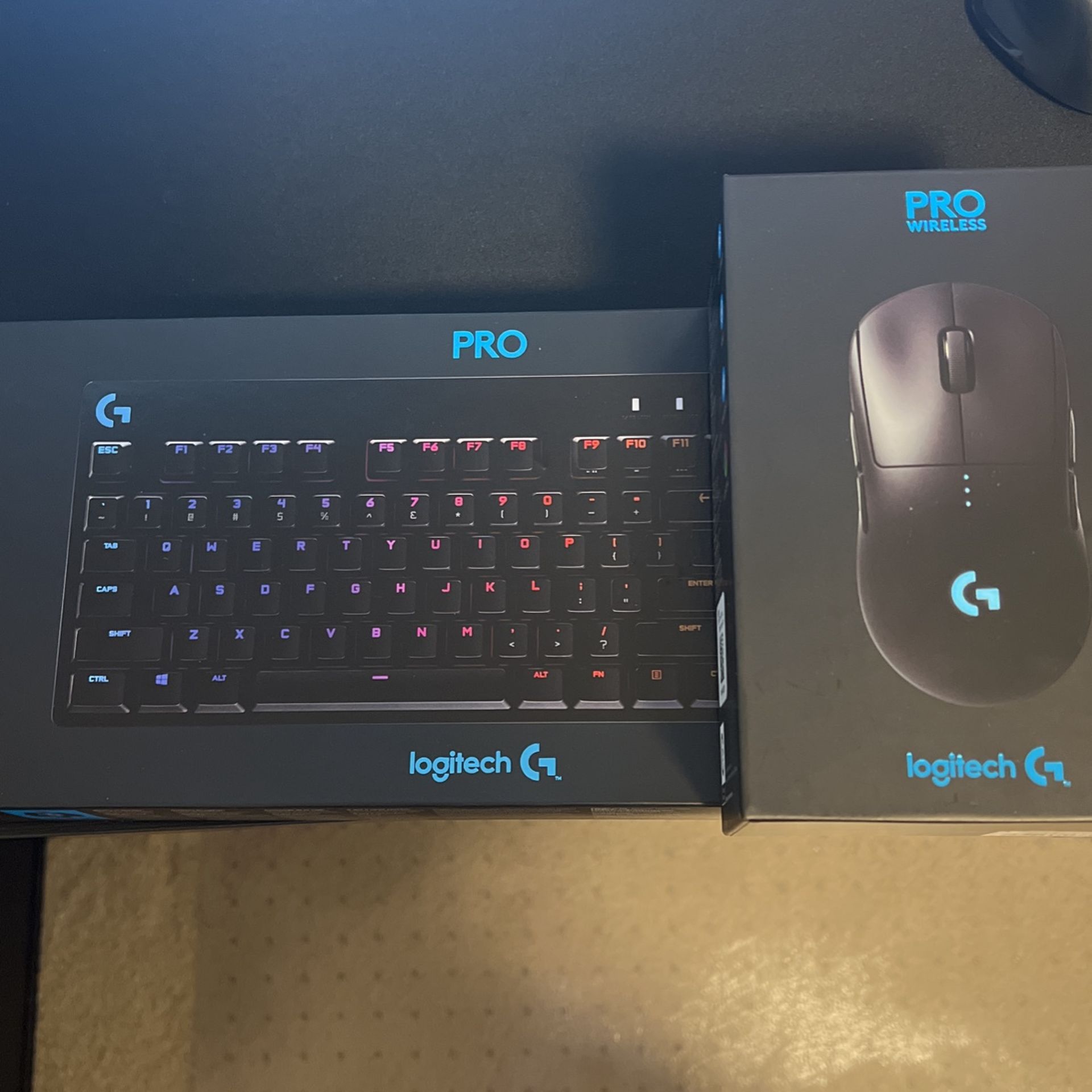 Logitech G Pro Gaming Mouse and Keyboard TKL