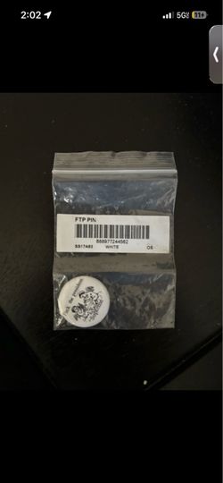 Supreme SS17 FTP F**k The President Button Pin New York NYC Angels White 1” Inch