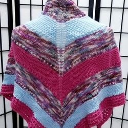 Multicolor Crochet Shawl 