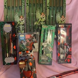Poison ivy & Harley Quinn Makeup Collection 