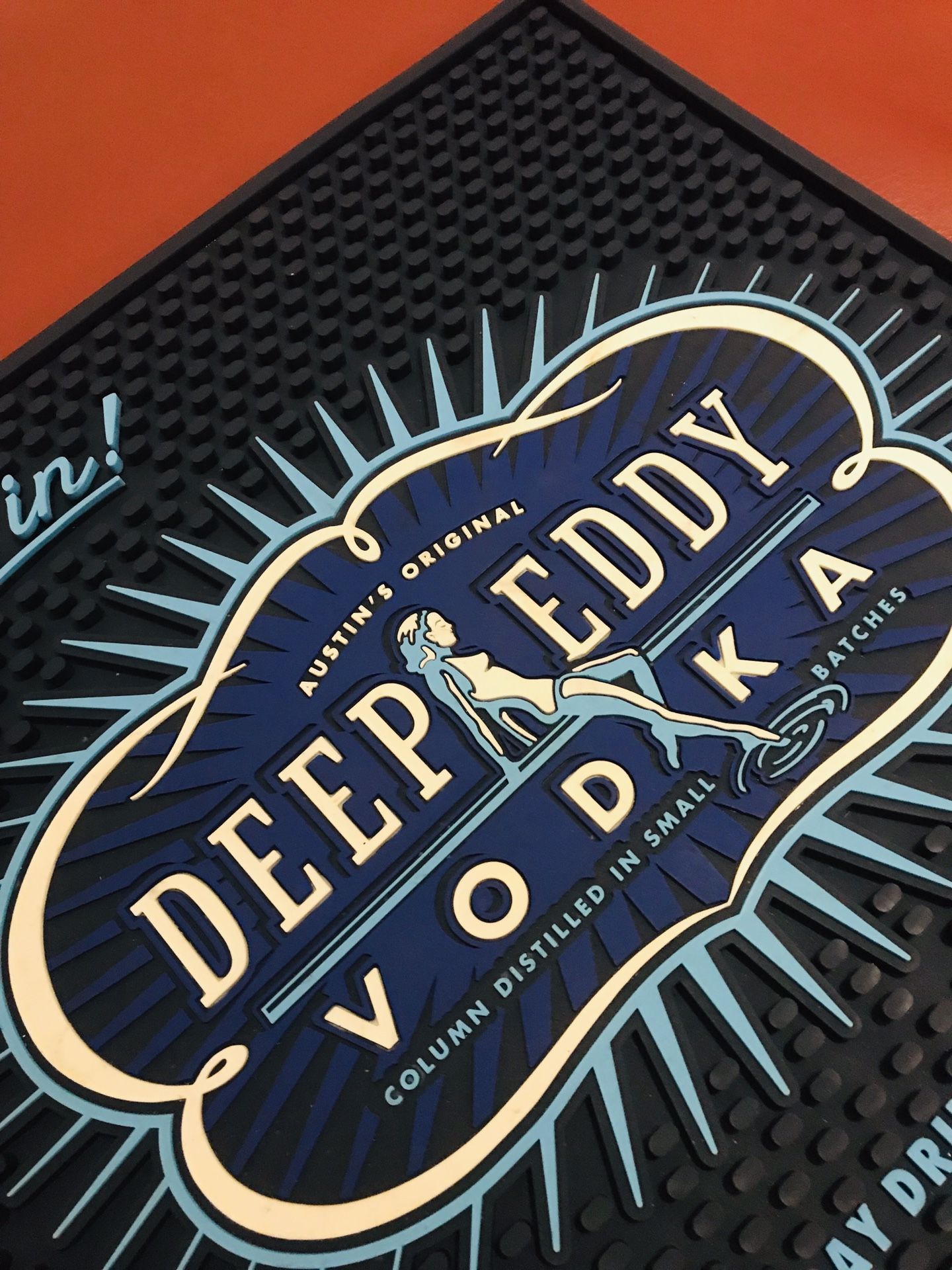 Deep Eddy Vodka Mermaid Bar Mat, Kitchen, Dishes Drying