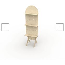 Vertical Ledge Stand Display Stand