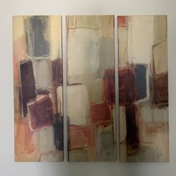 3 Piece Canvas Wall Art