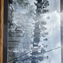 Lunchtime a top a skyscraper 1932