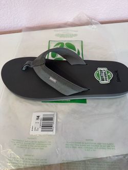 Sanuk Men's Ziggy Flip Flops size 14