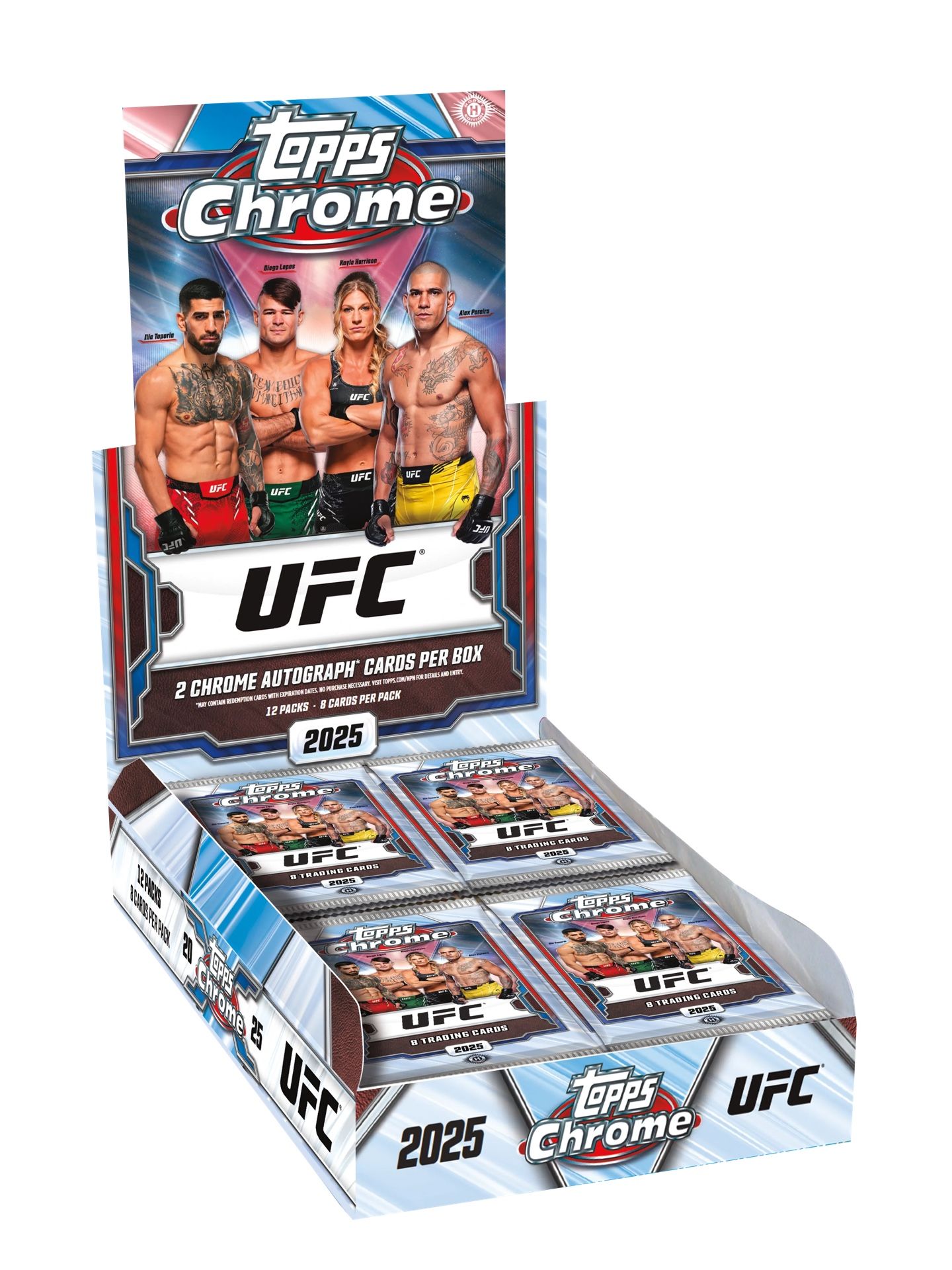 UFC Topps Chrome 2025 Hobby Box