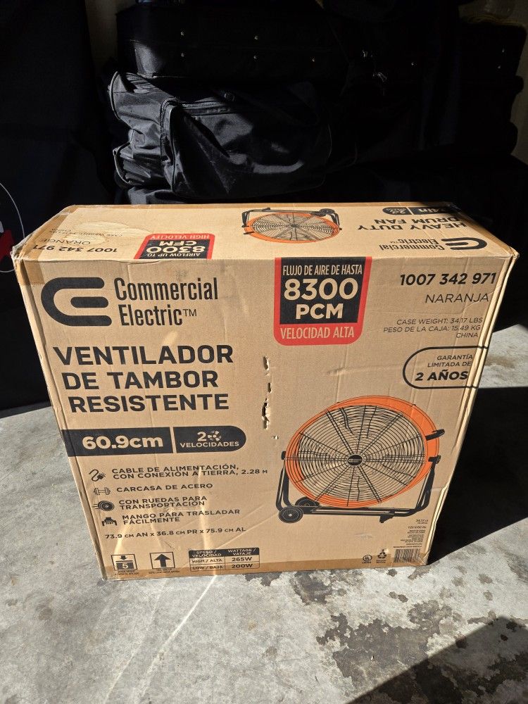 Heavy Duty Drum Fan