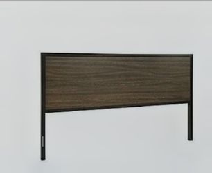 King bed headboard in walnut