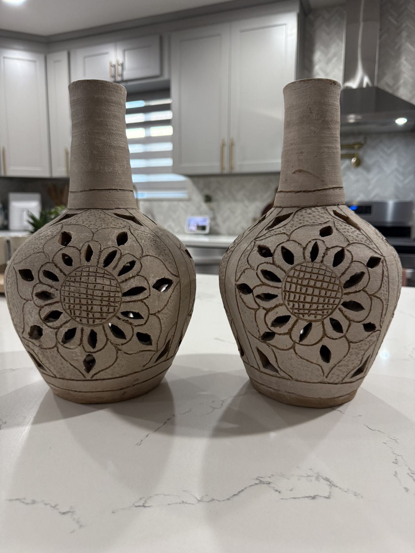 Handmade Clay Vases