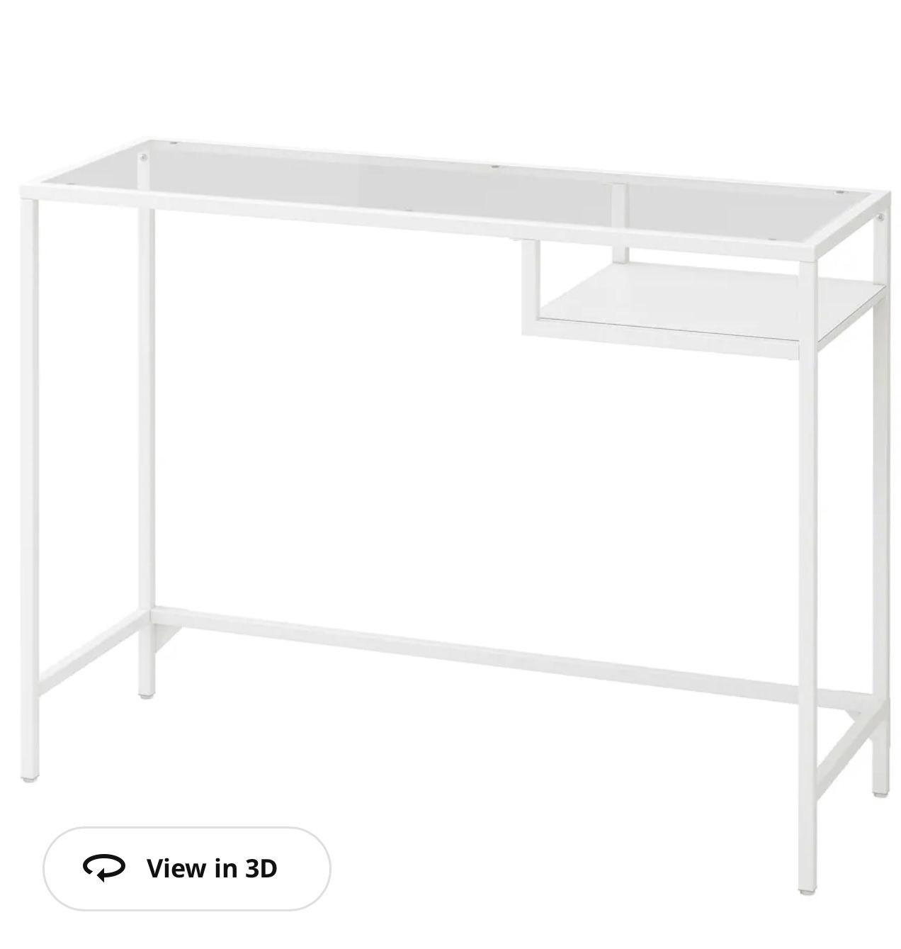 Ikea desk With Glass Top 