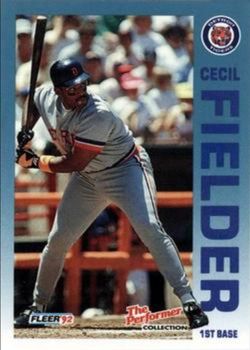 #7 Cecil Fielder 1992 Fleer 7-Eleven/Citgo The Performer