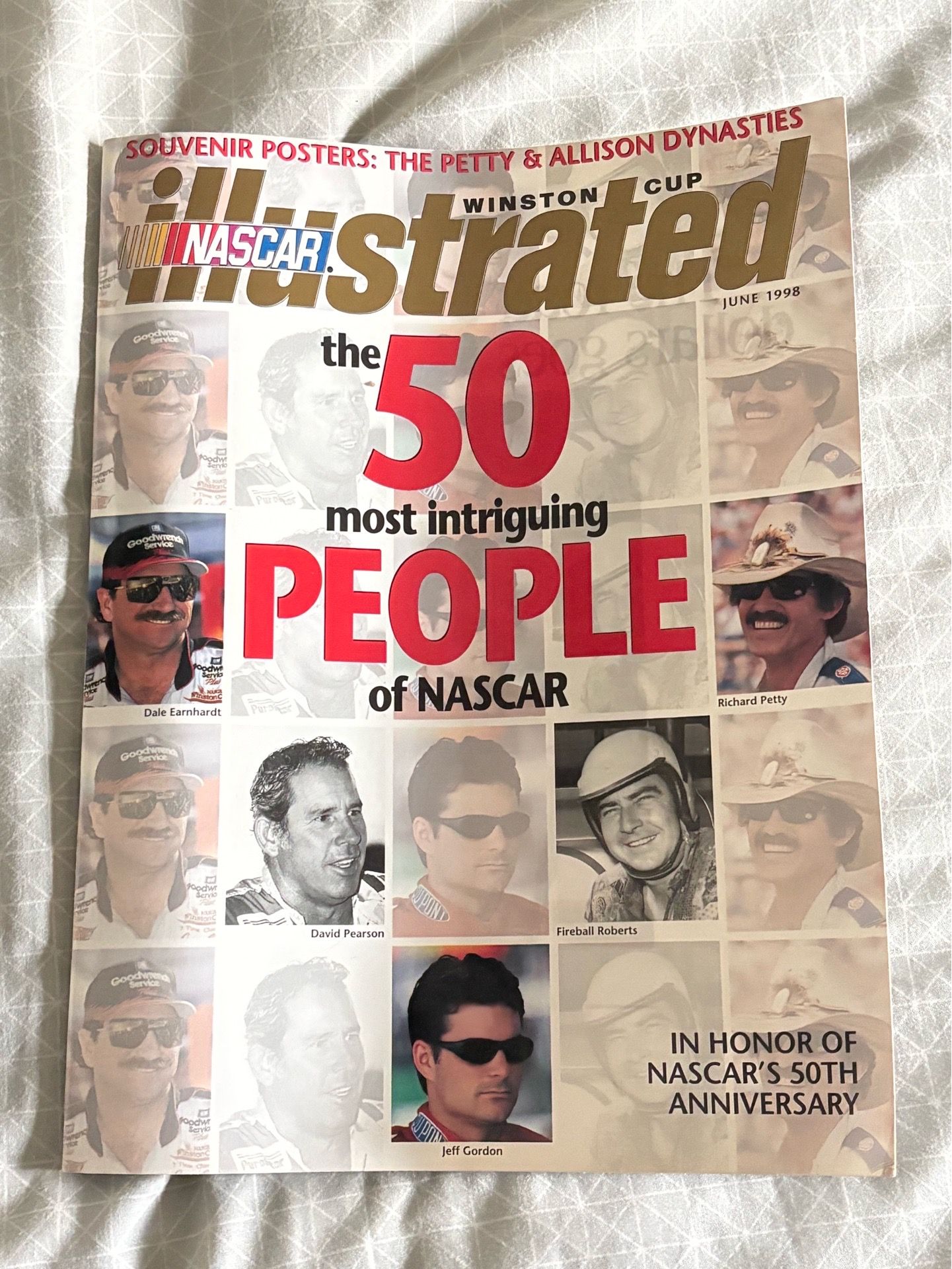 Nascar Winston Cup Illustrated Magazine June 1998 The 50 Most Intriguing People