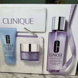 Clinique 5 Piece Cleansing Set New 