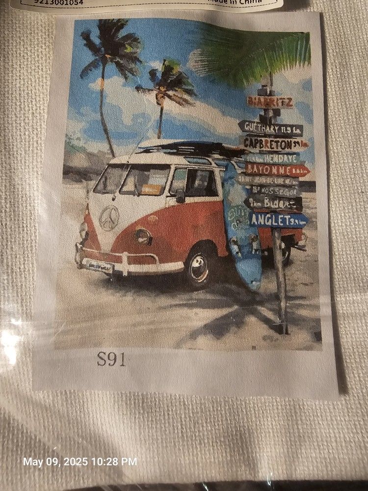 Paint by number canvas paintings - set of 3