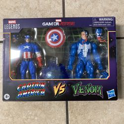 Marvel Legends Gamerverse Captain America vs. Venom 2 Pack