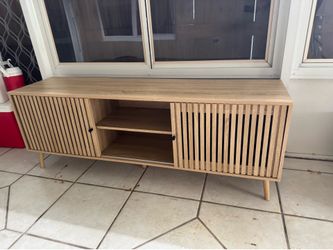 Media console TV stand up to 70 inch TV
