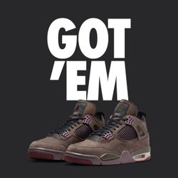 Air Jordan 4 Dark Mocha Maniere Size 13