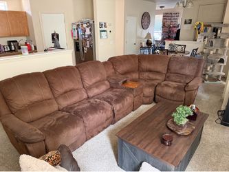 Sectional mocha Lazy boy