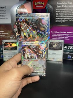 Pokemon Bloodmoon Ursaluna ex, noctowl, Hoothoot (All New)