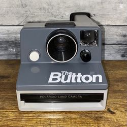 Vintage The Button Polaroid Land Camera SX-70 Instant Camera