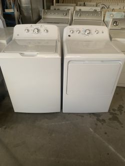 Washer And Dryer Gas Ge Good Condition 90 Days Warranty Lavadora Y Secadora Gas Ge Buenas Condiciones 90 Dias De Garantia 