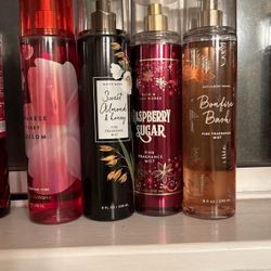 Bath And Body Works Spray Lot