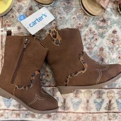 Size 4 Carters Girl Boots 