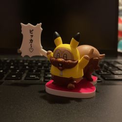 Greedent in Pikachu Costume Figurine 