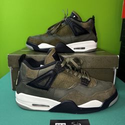 Air Jordan 4 “Craft Medium Olive” USED Size 9.5 OG ALL FB9927-200