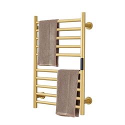 Gold Heated Towel Warmer