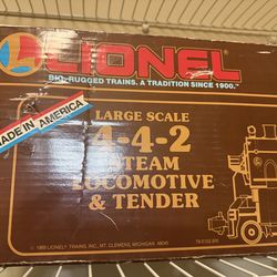 Lionel 4-4-2 Steam Locomotive and tender